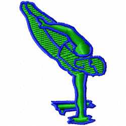 Karate Embroidery Design 2